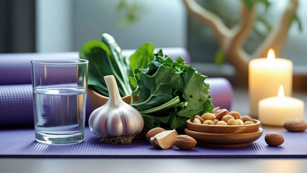 Does eating garlic at night help acne?