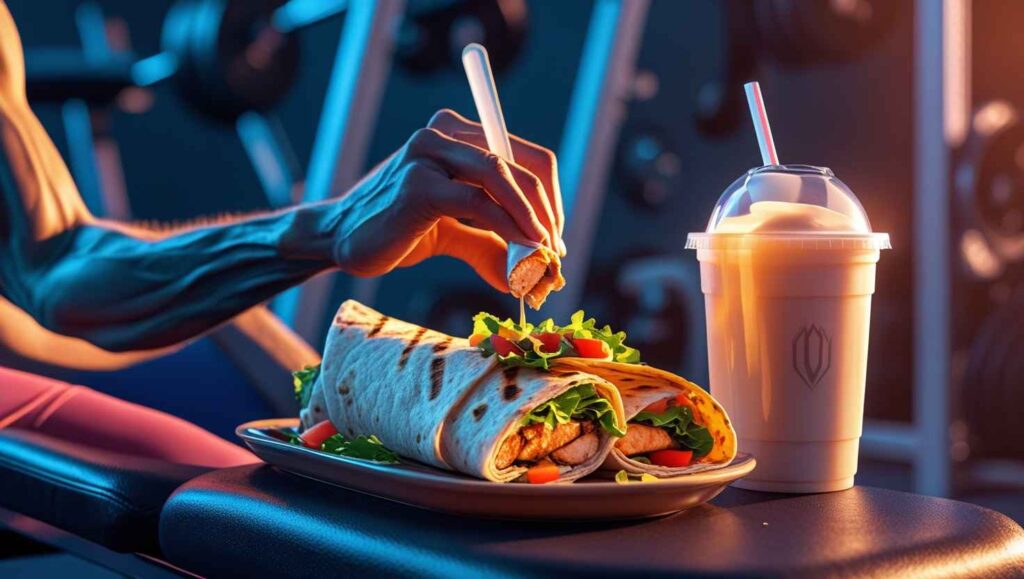 When to eat before gym to build muscle