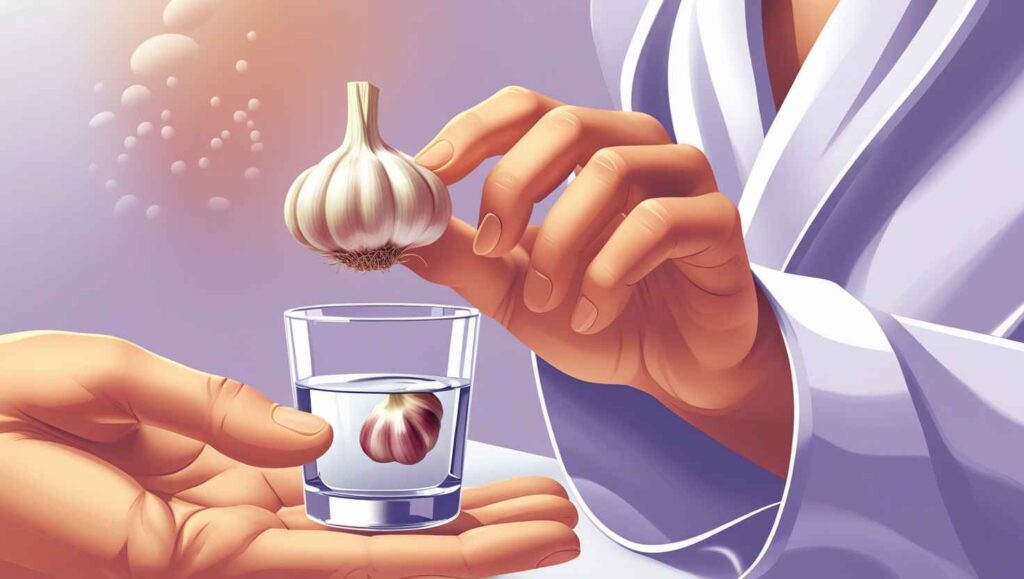Does eating garlic at night help acne?