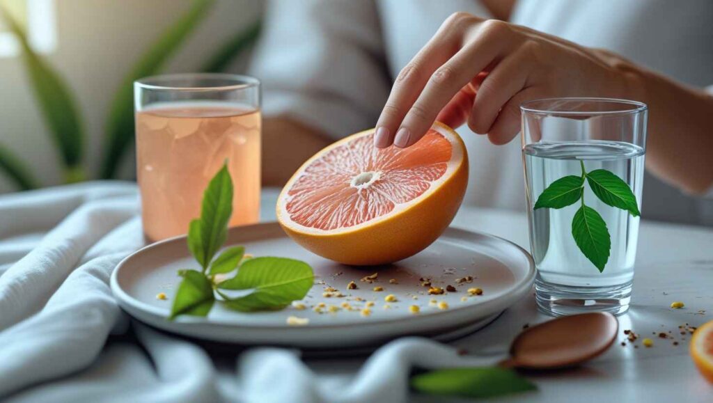 Can grapefruit be eaten at night?