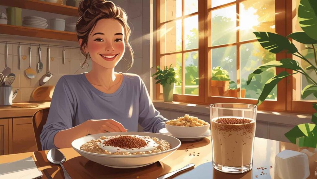 What is the best time to eat flaxseeds?